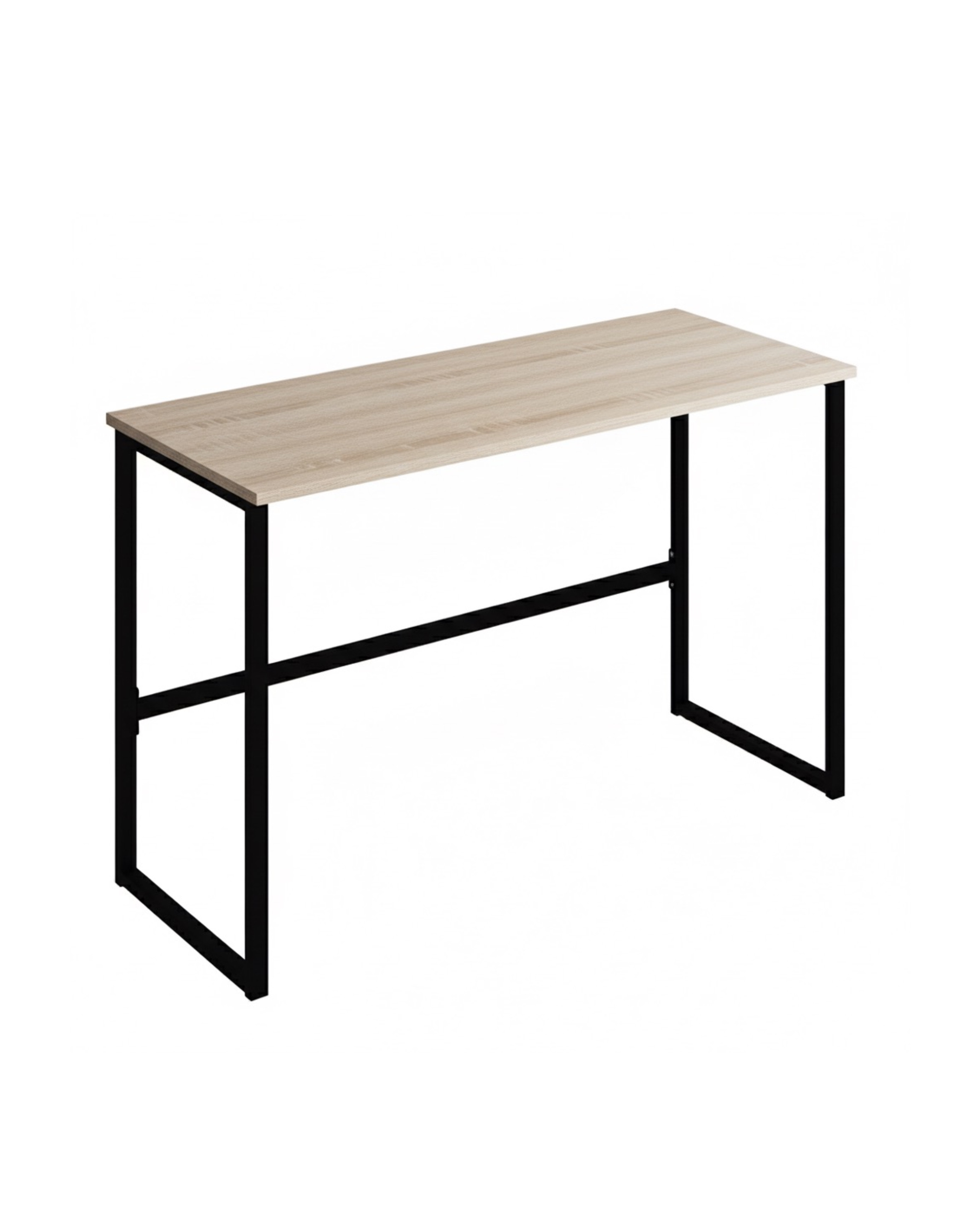 Учнівський стіл 2-місний на металевому каркасі, ЛДСП (бук артизан перламутровий), 1200х500х760,АНШАР ГРУП (6636)